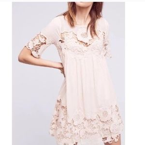 NWT Anthropologie Magnolia Lace Dress